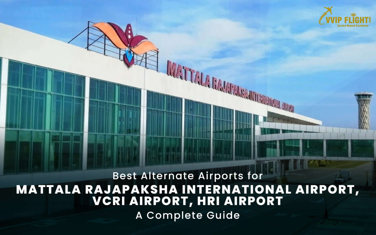 Best Alternate Airports for Mattala Rajapaksha International Airport, VCRI Airport, HRI Airport – A Complete Guide